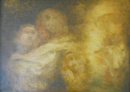 Kárpáti Tamás-Zsuzsanna Rubens köpenyben, egy angyal és a vének 1994